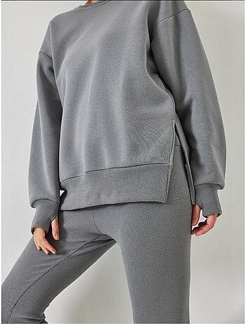 Ensemble haut et bas legging côtelé lucci