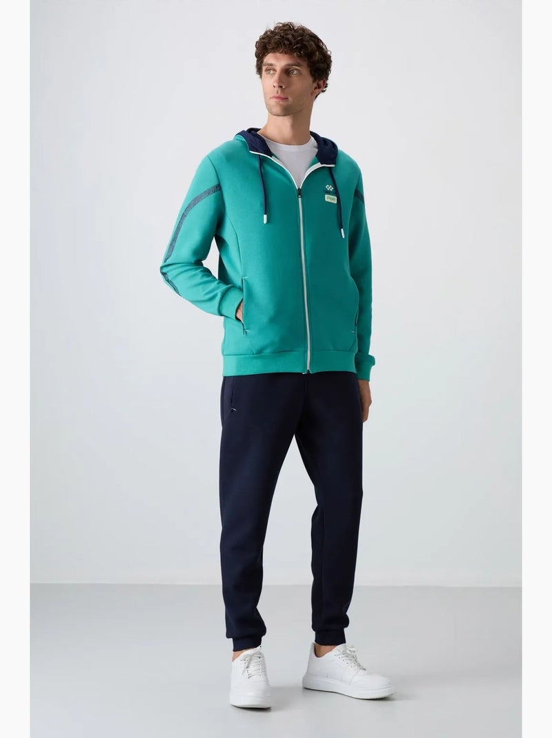 Ensemble homme sweat à capuche et pantalon tommy Bleu canard - Kiabi