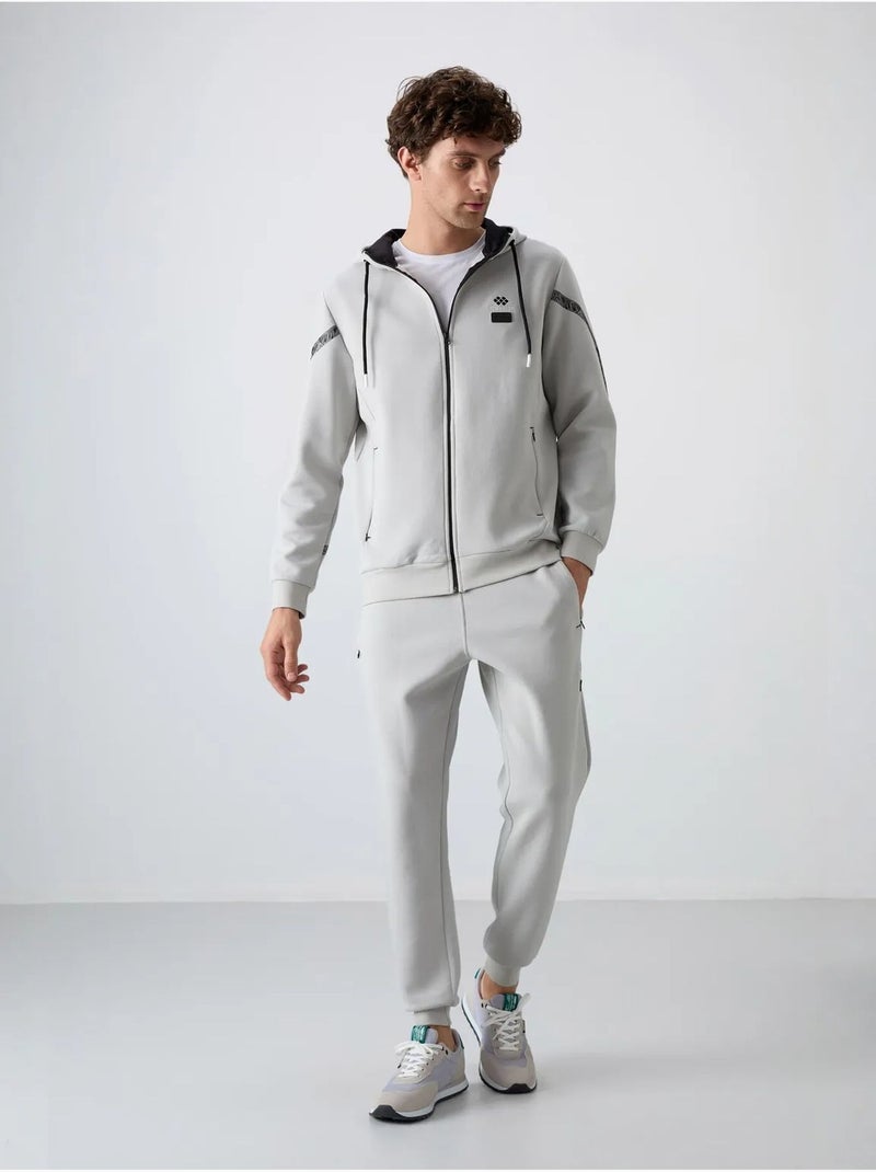 Ensemble homme sweat à capuche et pantalon tommy Gris clair - Kiabi