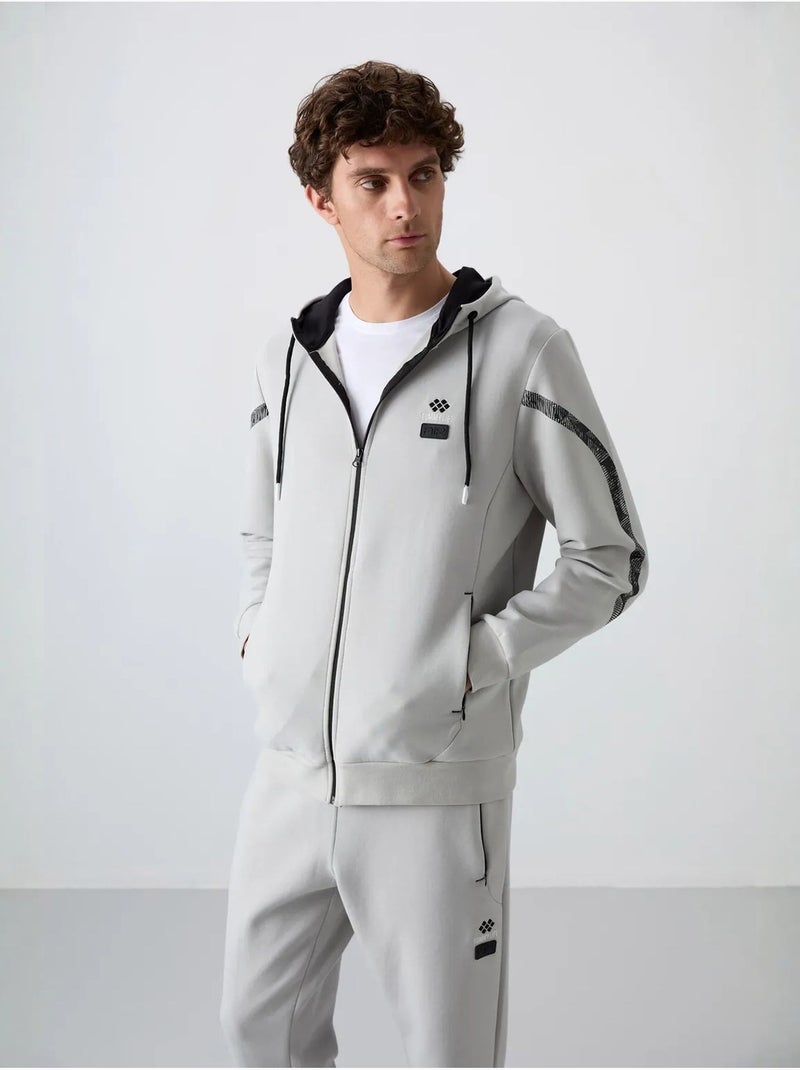 Ensemble homme sweat à capuche et pantalon tommy Gris clair - Kiabi