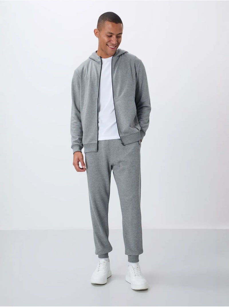 Ensemble homme sweat à capuche et pantalon tommy Gris - Kiabi