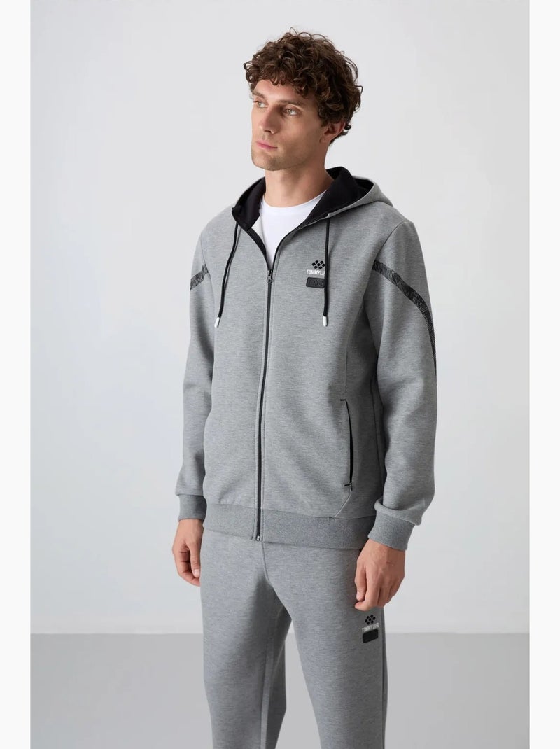 Ensemble homme sweat à capuche et pantalon tommy Gris - Kiabi