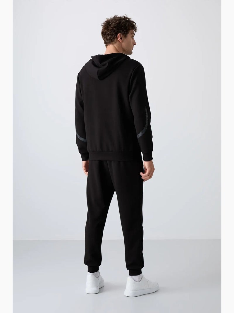 Ensemble homme sweat à capuche et pantalon tommy Noir - Kiabi