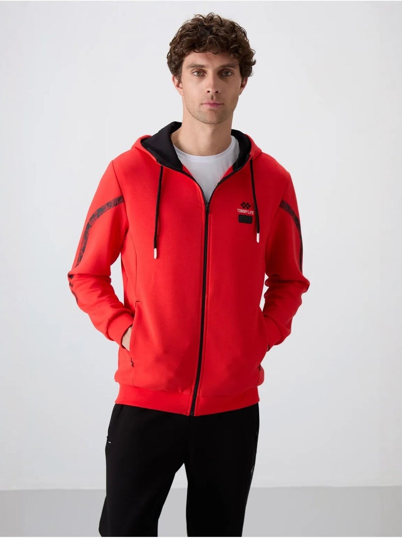 Ensemble homme sweat à capuche et pantalon tommy Rouge - Kiabi