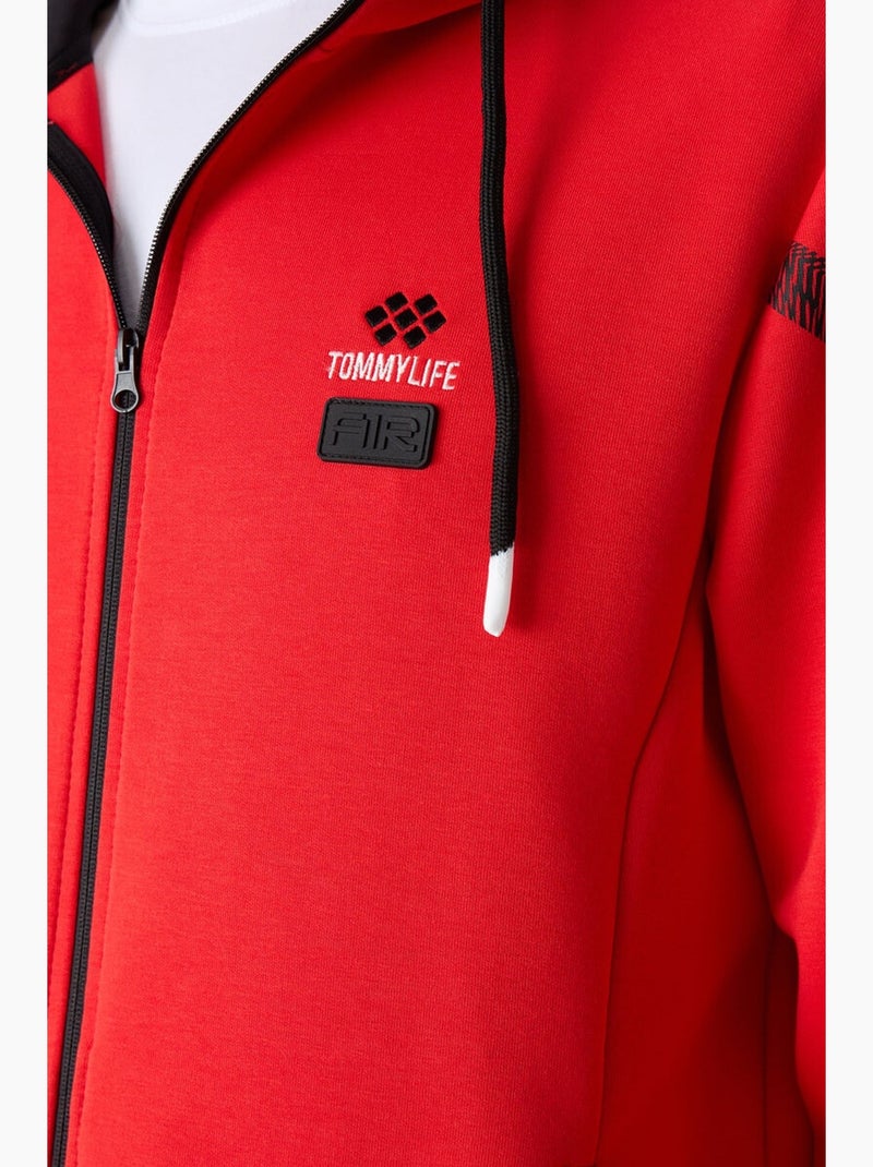Ensemble homme sweat à capuche et pantalon tommy Rouge - Kiabi