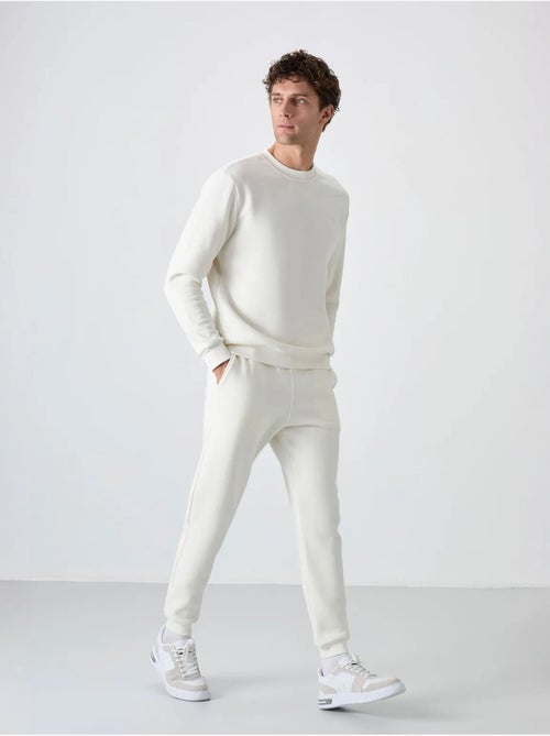 Ensemble homme sweat et pantalon à col rond manches longues tommy - Kiabi