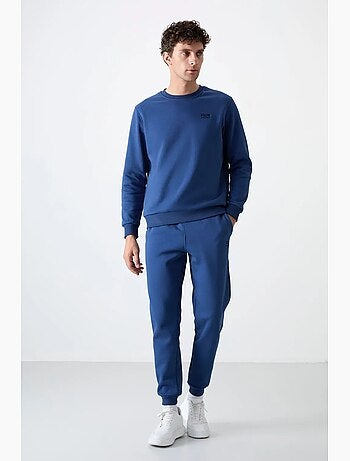 Ensemble homme sweat et pantalon à col rond manches longues tommy