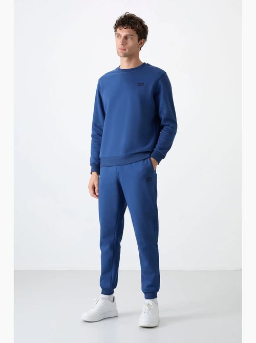 Ensemble homme sweat et pantalon à col rond manches longues tommy - Kiabi