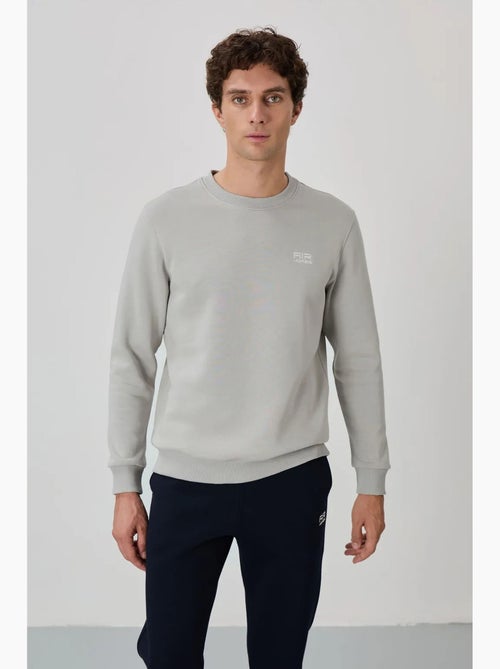 Ensemble homme sweat et pantalon à col rond manches longues tommy - Kiabi