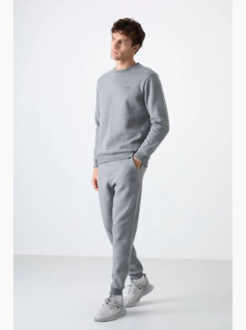 Ensemble homme sweat et pantalon à col rond manches longues tommy - Kiabi