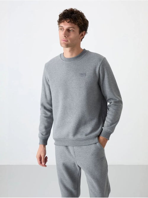 Ensemble homme sweat et pantalon à col rond manches longues tommy - Kiabi