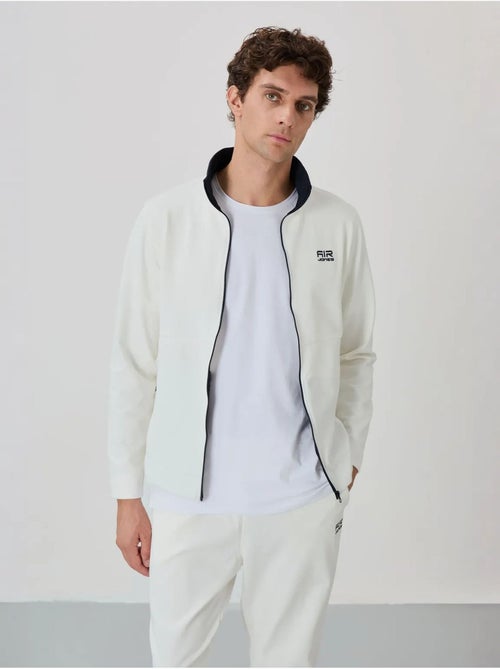 Ensemble homme sweat et pantalon à col zippé tommy - Kiabi