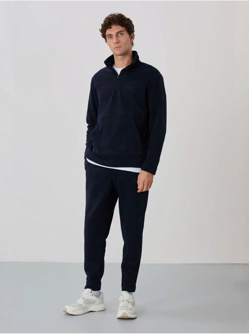 Ensemble homme sweat et pantalon à col zippé tommy - Kiabi