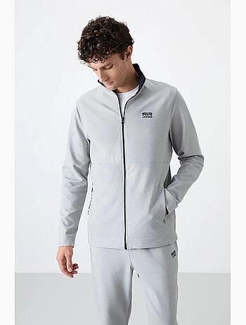 Ensemble homme sweat et pantalon à col zippé tommy