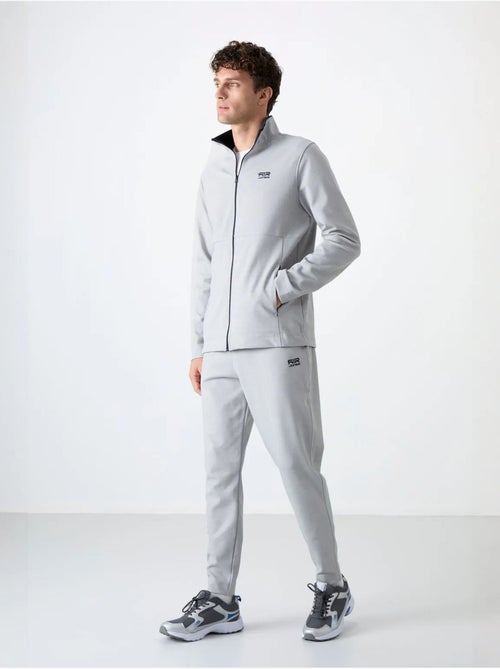 Ensemble homme sweat et pantalon à col zippé tommy - Kiabi