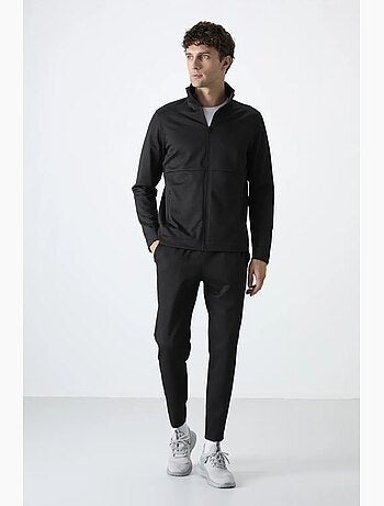 Ensemble homme sweat et pantalon à col zippé tommy