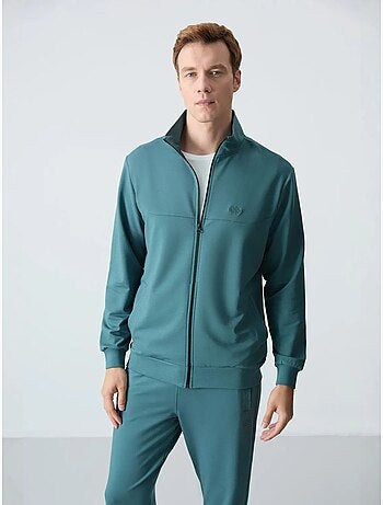 Ensemble homme sweat et pantalon à fermeture éclair tommy