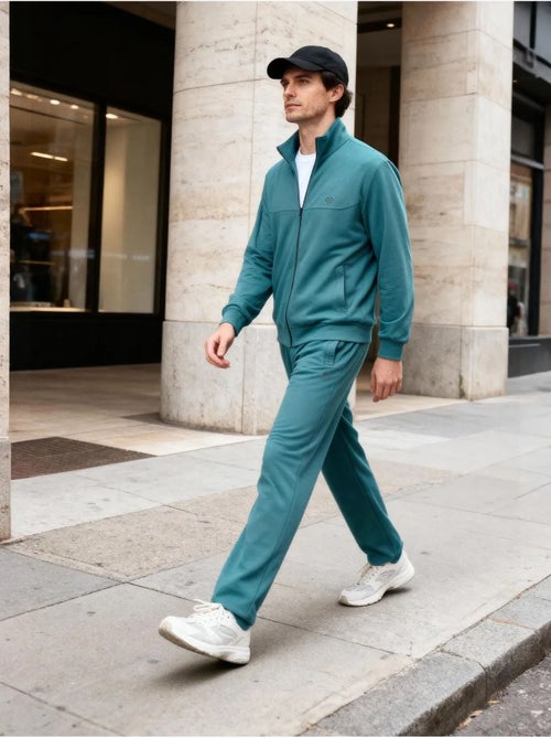 Ensemble homme sweat et pantalon à fermeture éclair tommy - Kiabi Ensemble homme sweat et pantalon à fermeture éclair tommy - Kiabi