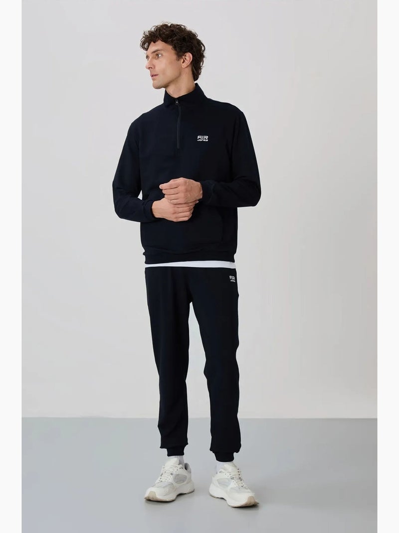 Ensemble homme sweat et pantalon à fermeture éclair tommy Bleu marine - Kiabi