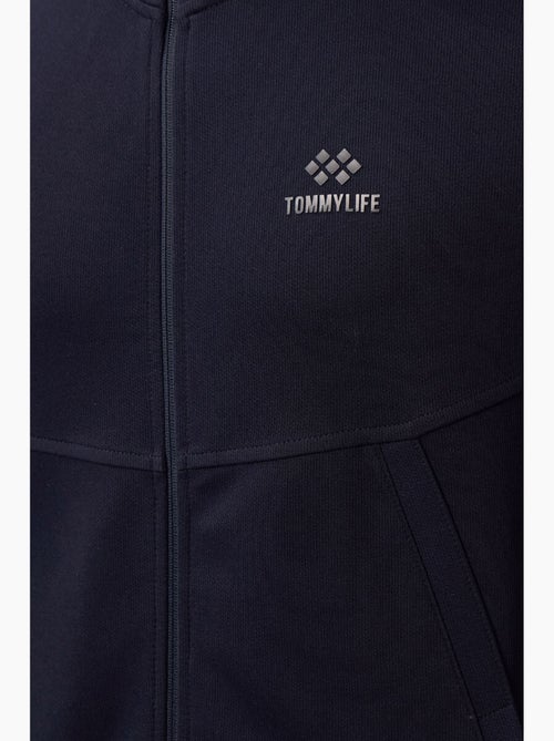 Ensemble homme sweat et pantalon à fermeture éclair tommy - Kiabi Ensemble homme sweat et pantalon à fermeture éclair tommy - Kiabi