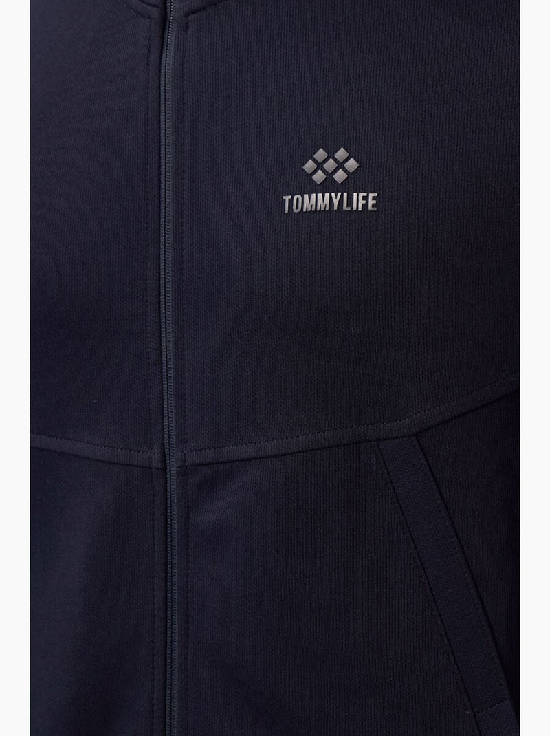 Ensemble homme sweat et pantalon à fermeture éclair tommy Bleu marine - Kiabi