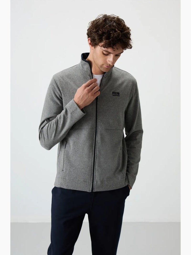 Ensemble homme sweat et pantalon à fermeture éclair tommy Gris - Kiabi