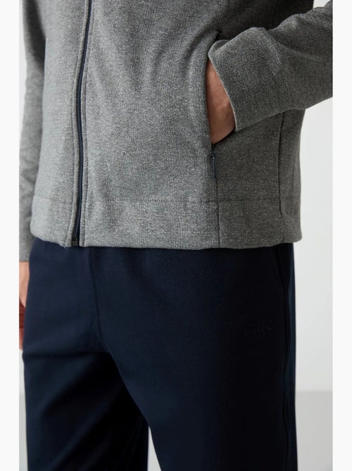 Ensemble homme sweat et pantalon à fermeture éclair tommy - Kiabi