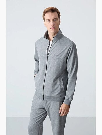 Ensemble homme sweat et pantalon à fermeture éclair tommy