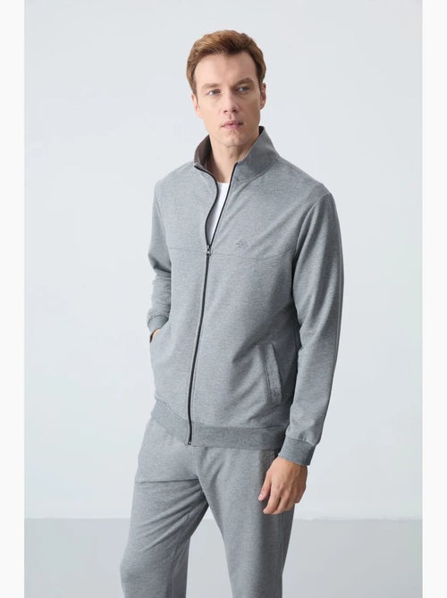 Ensemble homme sweat et pantalon à fermeture éclair tommy - Kiabi
