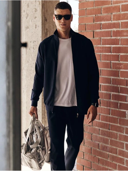 Ensemble homme sweat et pantalon à fermeture éclair tommy - Kiabi