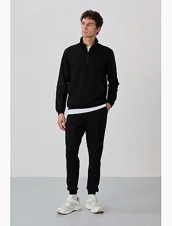 Ensemble homme sweat et pantalon à fermeture éclair tommy