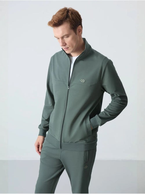 Ensemble homme sweat et pantalon à fermeture éclair tommy - Kiabi