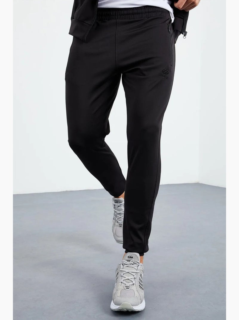 Ensemble homme sweat et pantalon en maille scuba tommy Noir - Kiabi