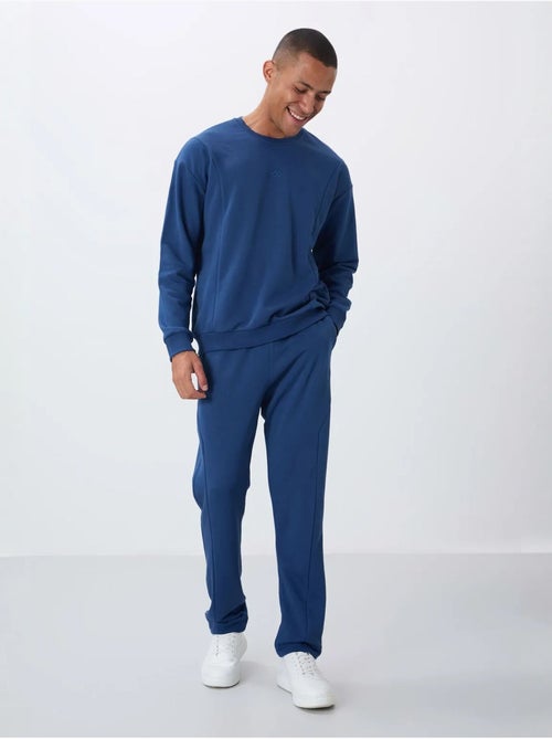 Ensemble homme sweat et pantalon en molleton coton mélangé tommy - Kiabi Ensemble homme sweat et pantalon en molleton coton mélangé tommy - Kiabi