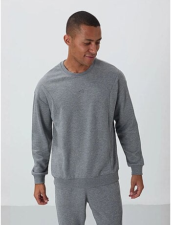 Ensemble homme sweat et pantalon en molleton coton mélangé tommy