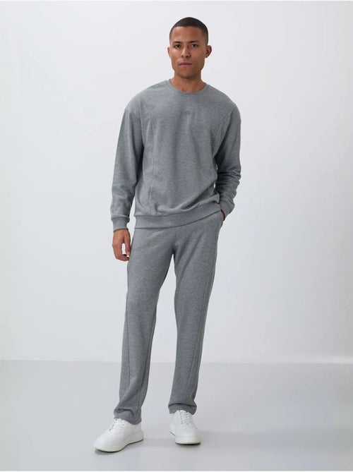 Ensemble homme sweat et pantalon en molleton coton mélangé tommy - Kiabi Ensemble homme sweat et pantalon en molleton coton mélangé tommy - Kiabi