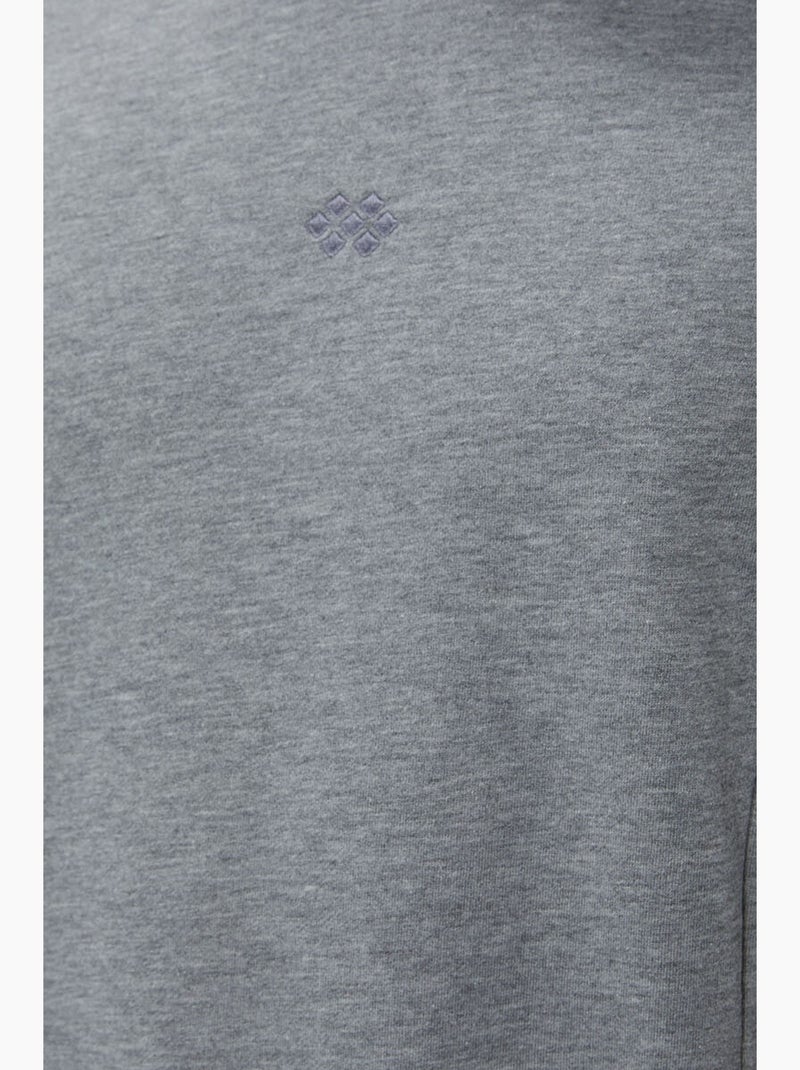 Ensemble homme sweat et pantalon en molleton coton mélangé tommy Gris - Kiabi