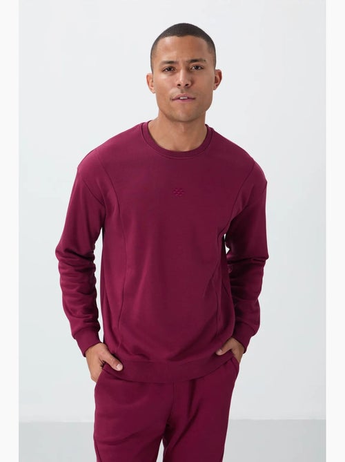 Ensemble homme sweat et pantalon en molleton coton mélangé tommy - Kiabi