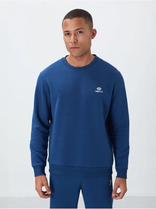 Ensemble homme sweat et pantalon en molleton tommy - Kiabi Ensemble homme sweat et pantalon en molleton tommy - Kiabi