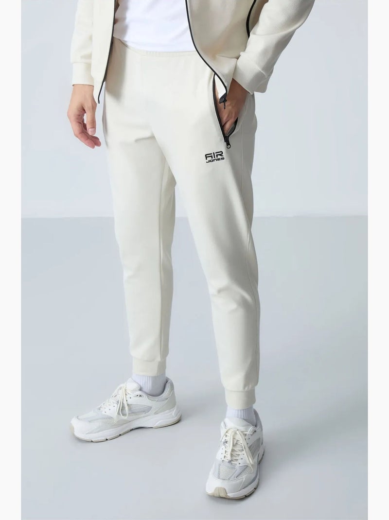 Ensemble homme sweat et pantalon en molleton tommy Crème - Kiabi