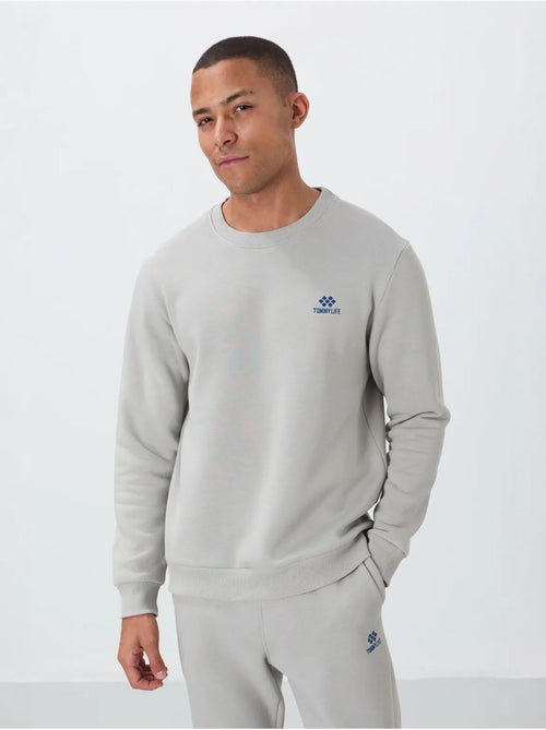 Ensemble homme sweat et pantalon en molleton tommy - Kiabi Ensemble homme sweat et pantalon en molleton tommy - Kiabi