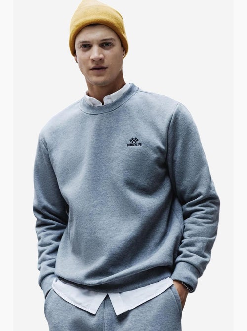 Ensemble homme sweat et pantalon en molleton tommy - Kiabi