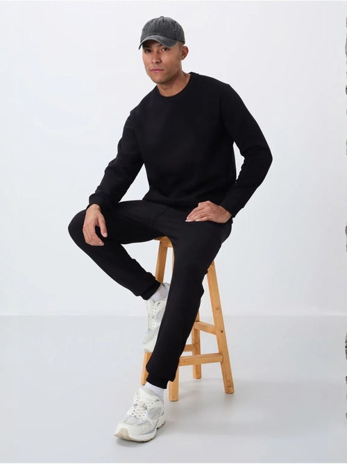 Ensemble homme sweat et pantalon en molleton tommy - Kiabi Ensemble homme sweat et pantalon en molleton tommy - Kiabi