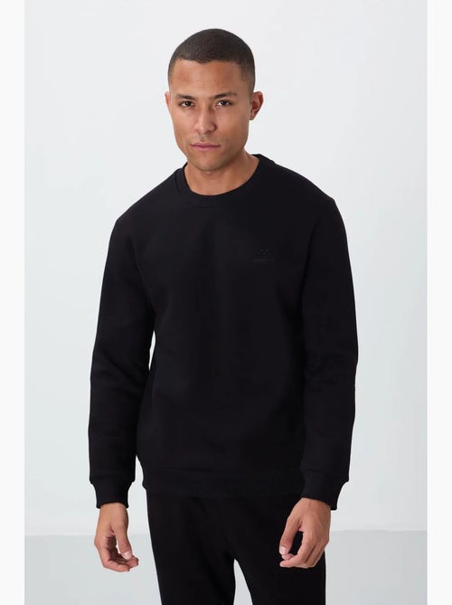 Ensemble homme sweat et pantalon en molleton tommy - Kiabi Ensemble homme sweat et pantalon en molleton tommy - Kiabi