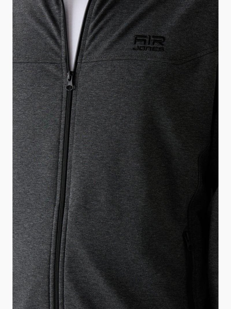 Ensemble homme sweat et pantalon en molleton tricoté tommy Gris Noir - Kiabi