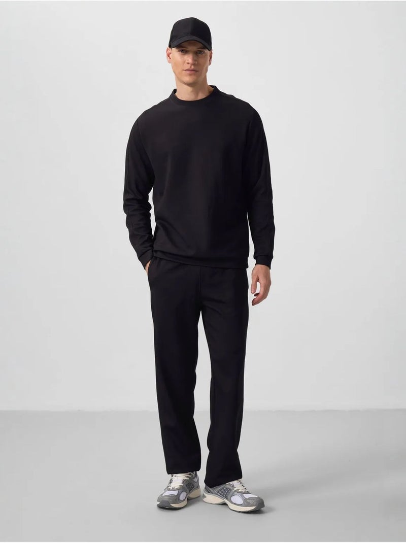 Ensemble homme sweat et pantalon oversize tommy Noir - Kiabi