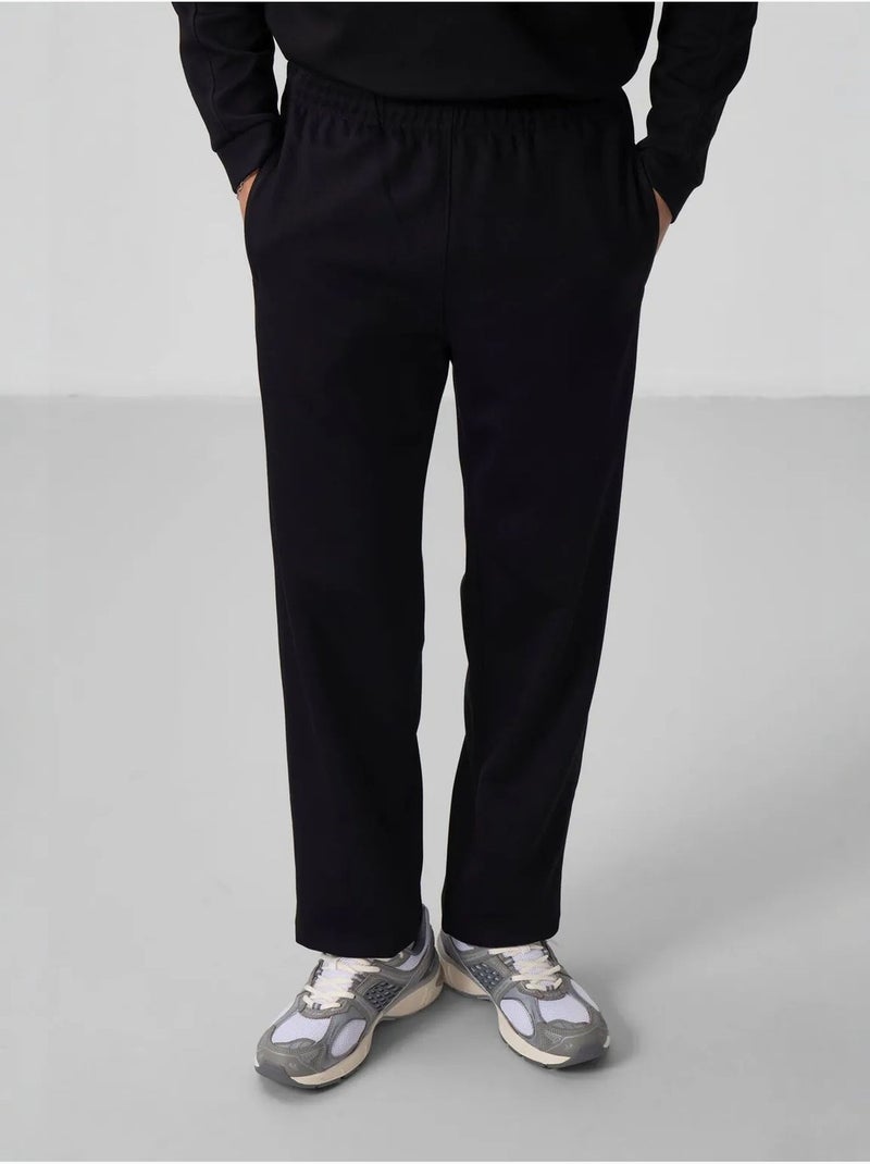 Ensemble homme sweat et pantalon oversize tommy Noir - Kiabi
