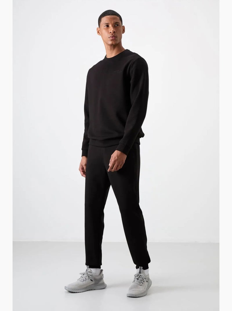 Ensemble homme sweat-shirt et pantalon à manches longues tommy Noir - Kiabi