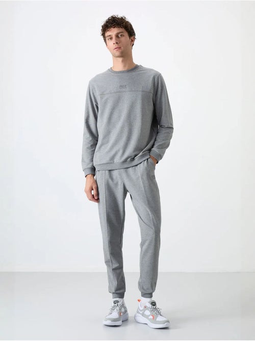 Ensemble homme sweat-shirt et pantalon en molleton tommy - Kiabi