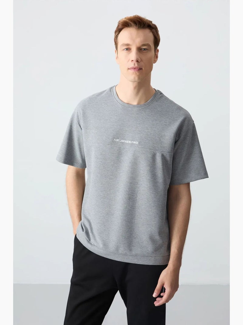 Ensemble homme t-shirt et pantalon oversize tommy Gris - Kiabi